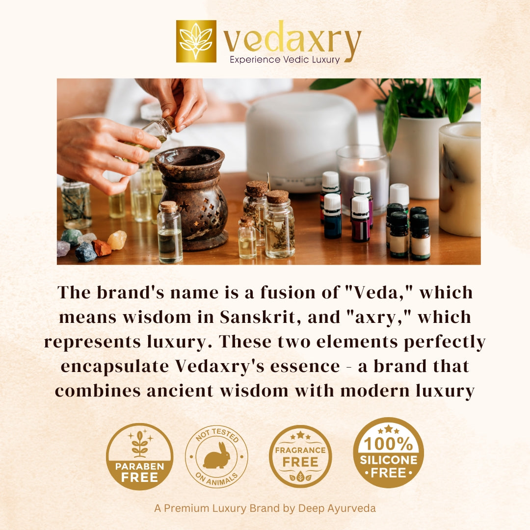 Vedaxry 3-Step Ayurvedic Face Care Vedic Pack (Face Cleanser, Face Toner, Face Serum) - Complete Skin Care Regimen - Deep Ayurveda India