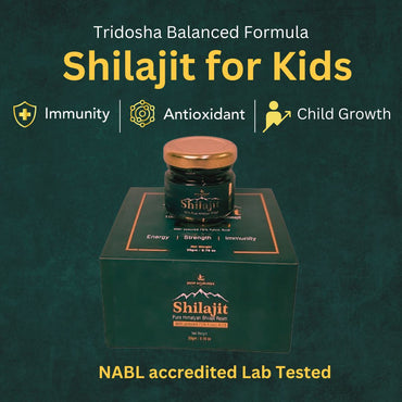 Shilajit Resin for Children - Enhances Strength, Immunity & Cognitive Development - Deep Ayurveda India