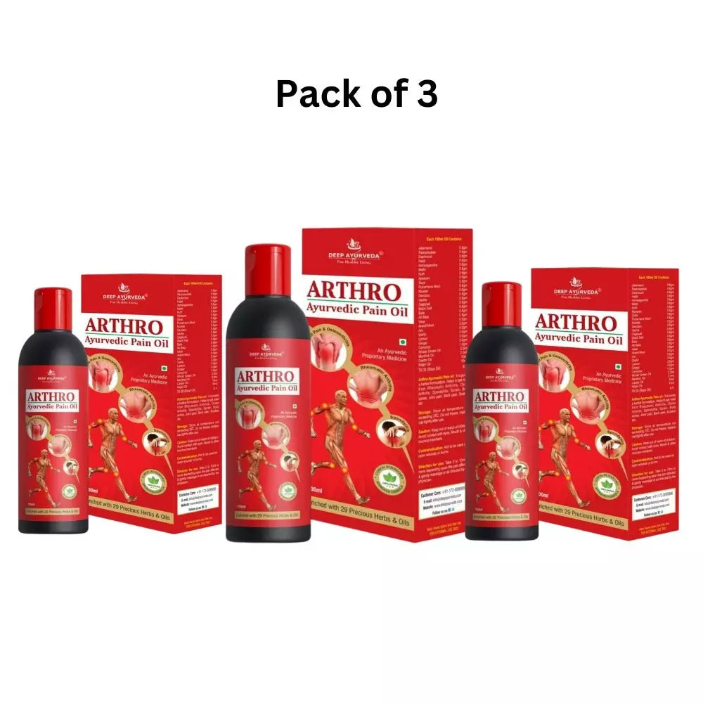 Arthro Ayurvedic Pain Oil - Deep Ayurveda India
