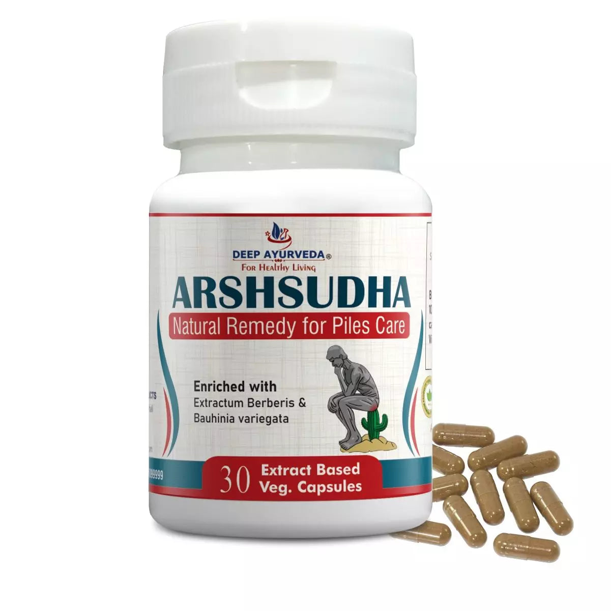 Arshsudha Vegan Capsule - Deep Ayurveda India