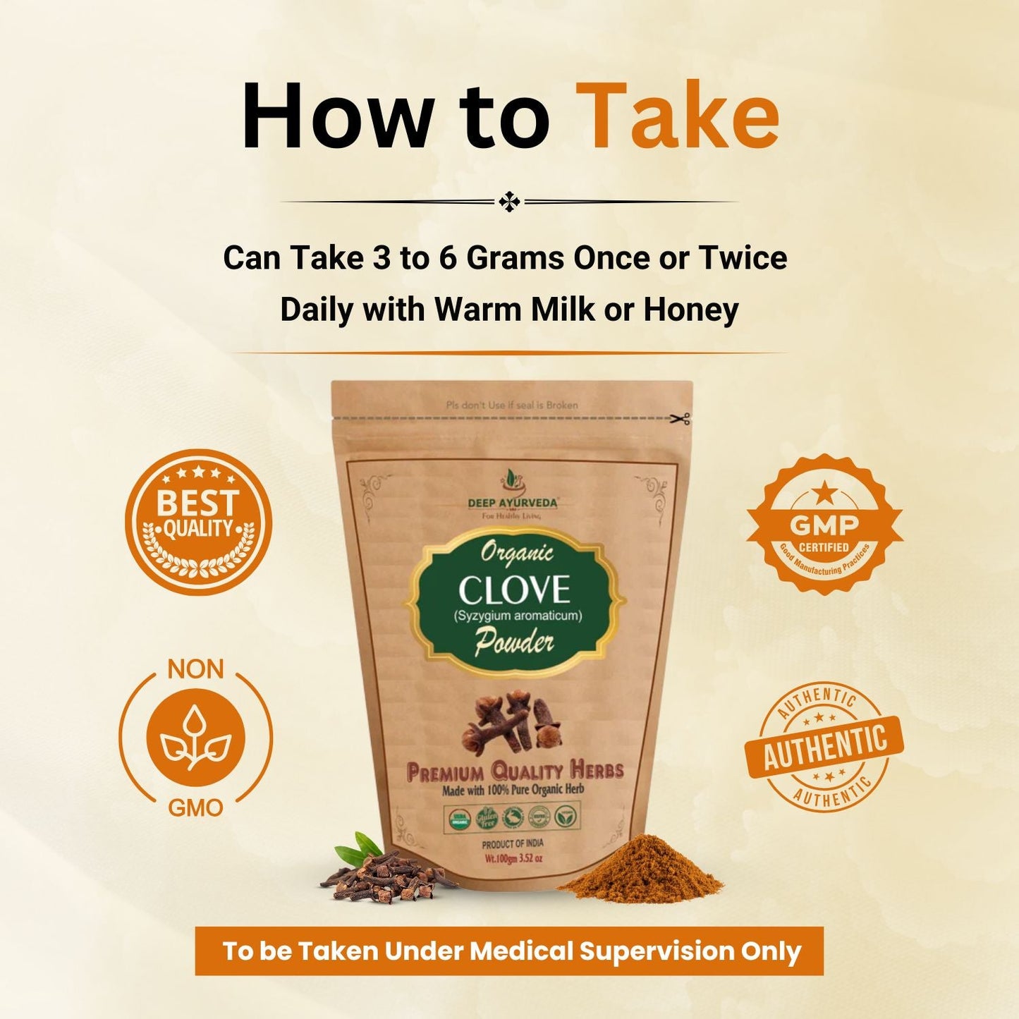 how to take Clove Powder