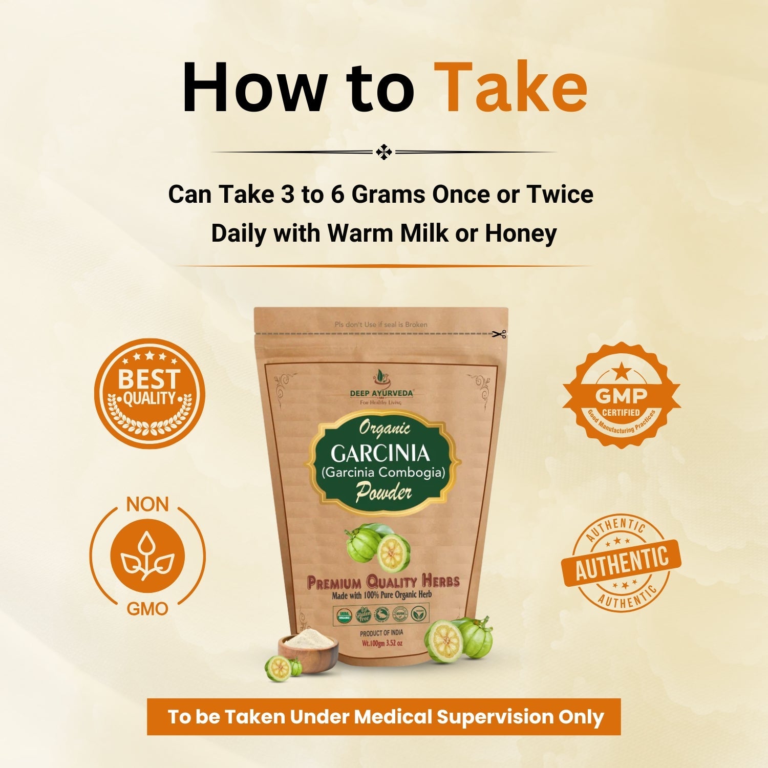 how to take Organic Garcinia Powder