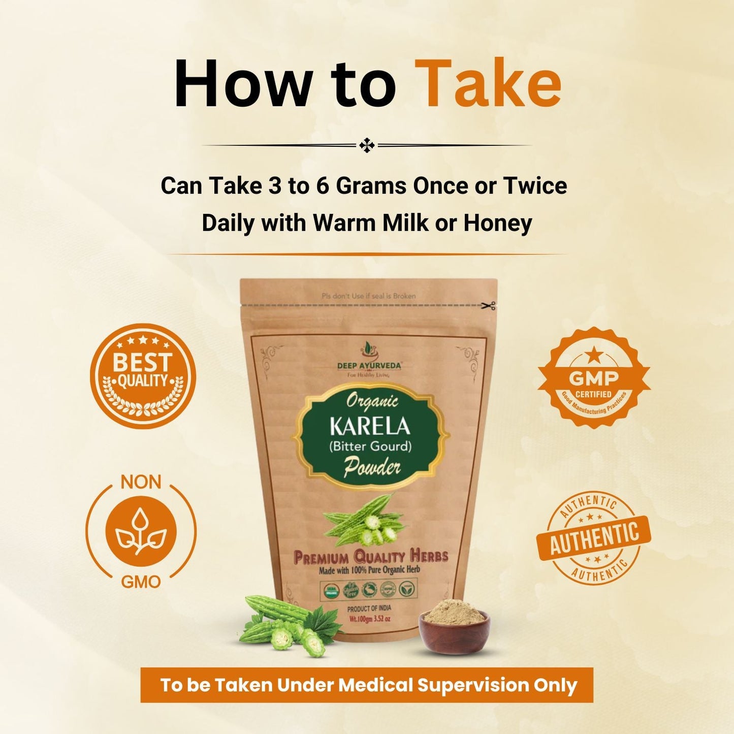 how to use karela powder