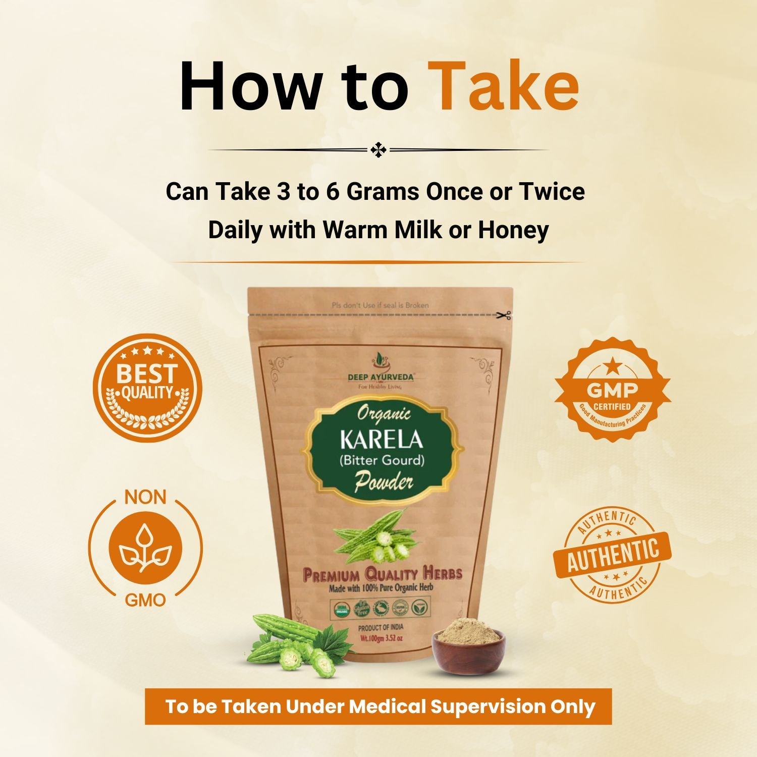 how to use karela powder