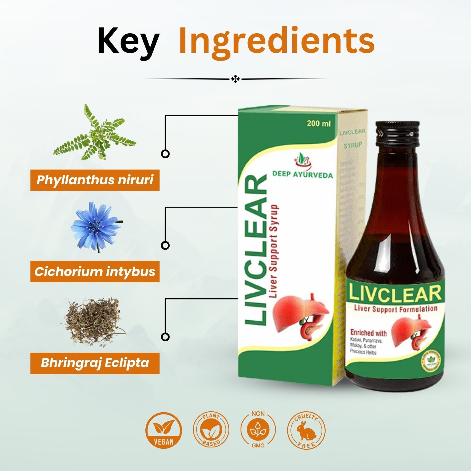 key ingredients - livclear