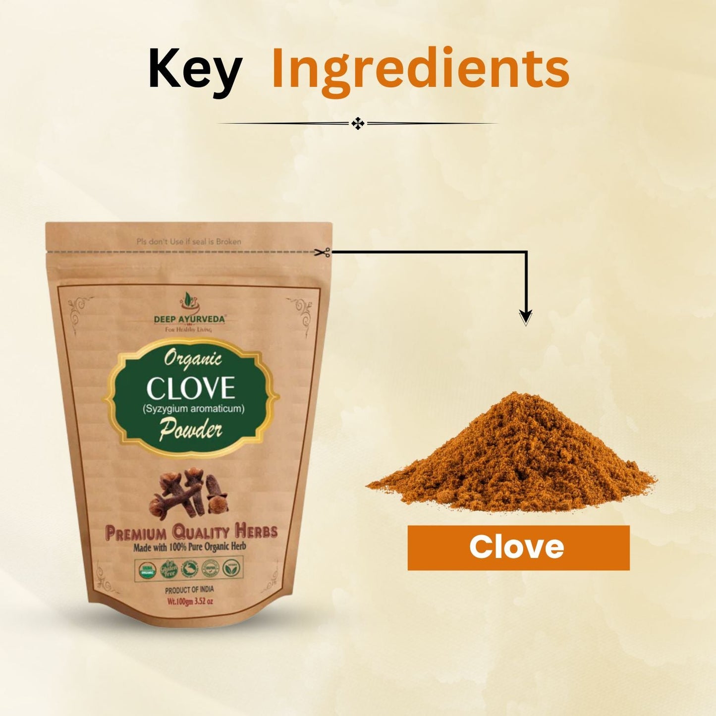 key ingredients Clove Powder
