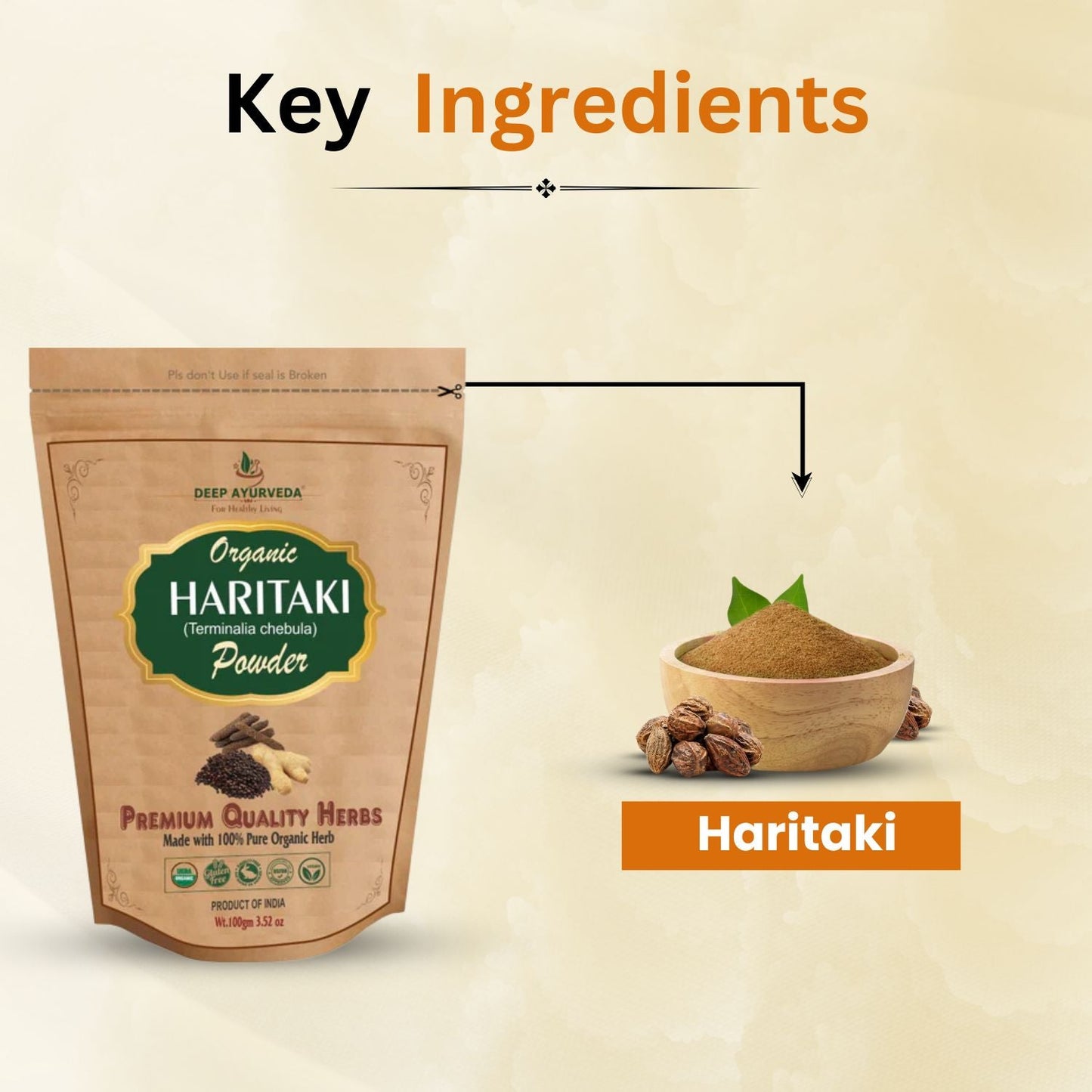 key ingredients Haritaki Powder