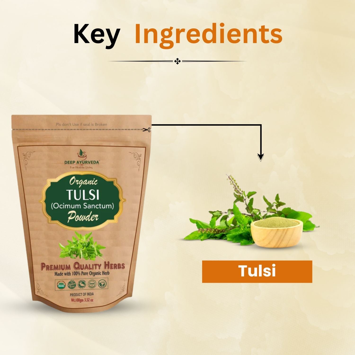 key ingredients in Tulsi_Powder