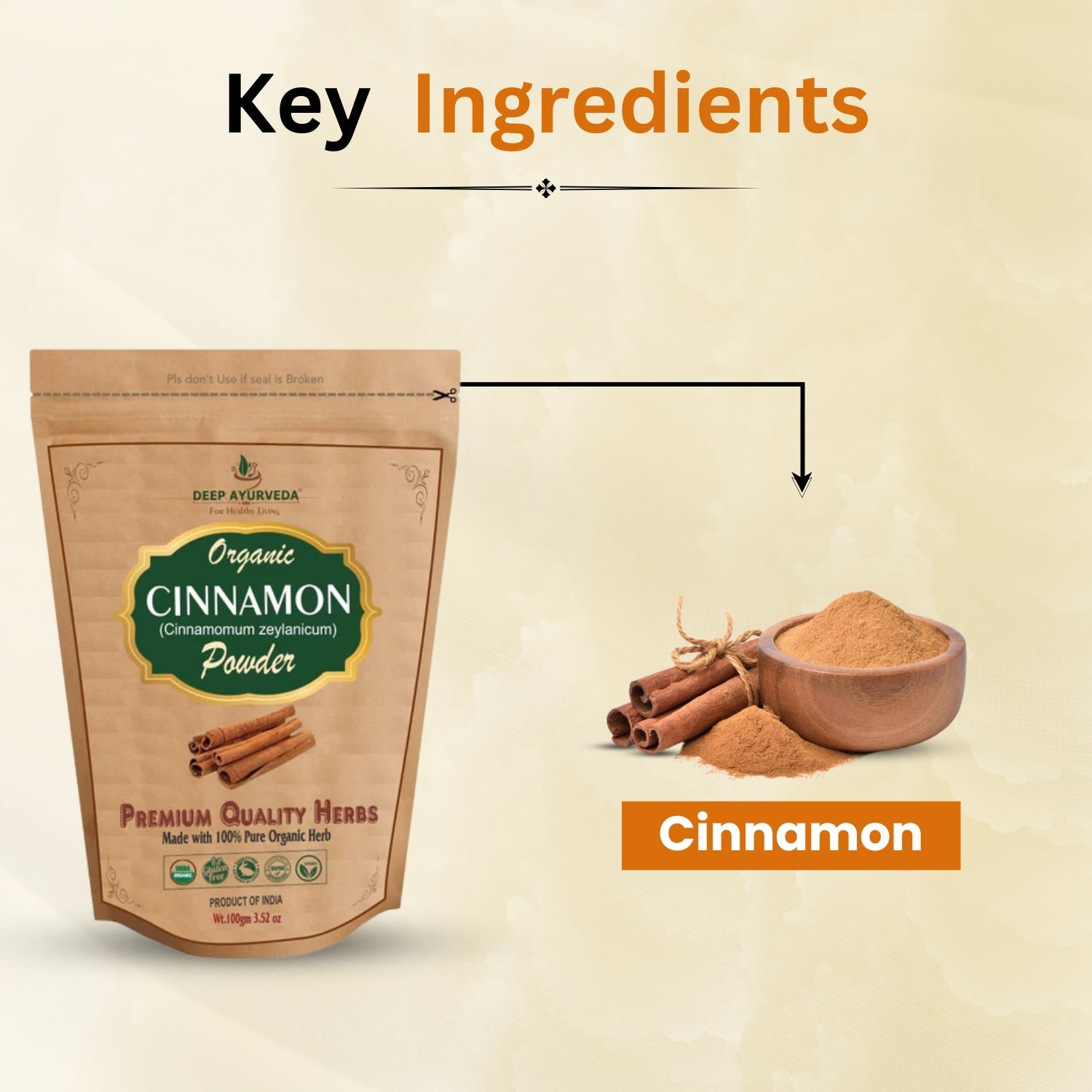 key ingredients in cinnamon powder
