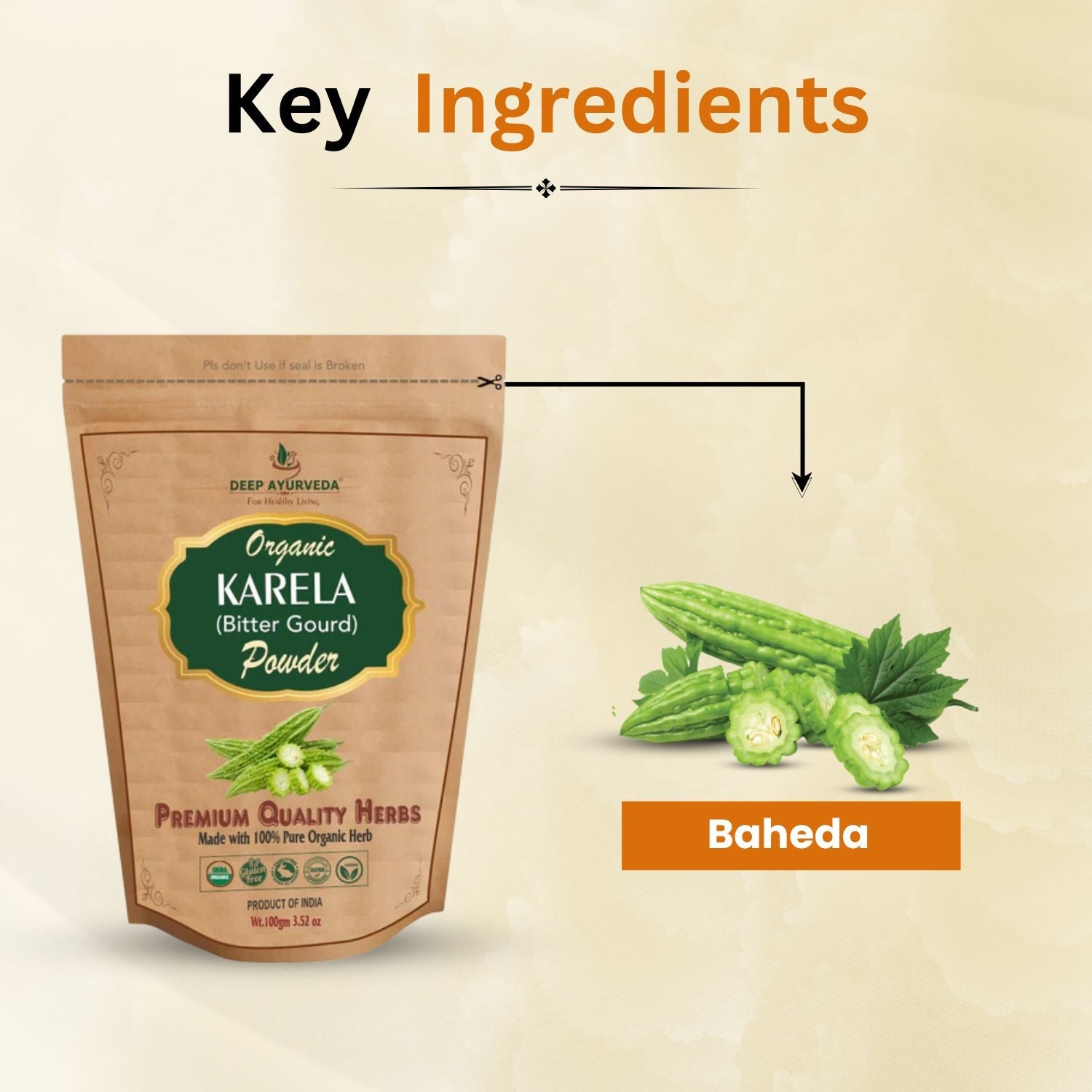 key ingredients in karela powder