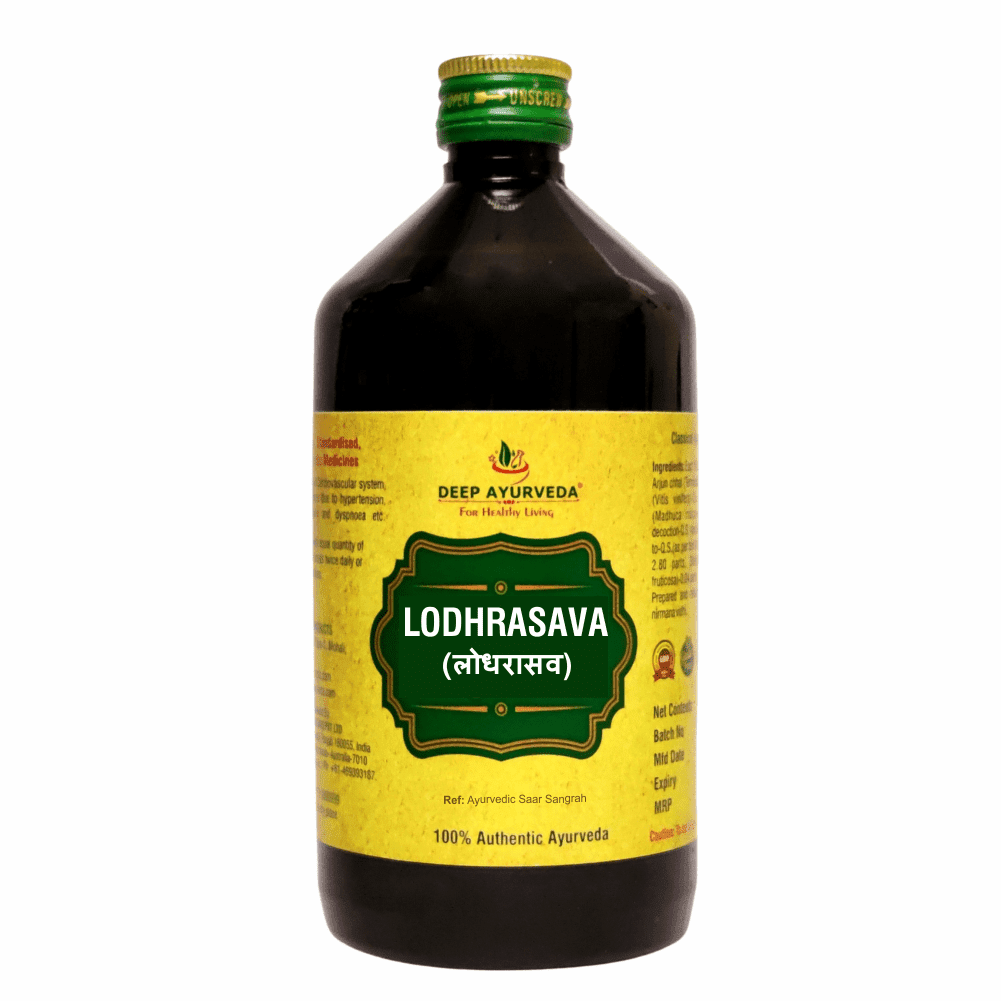 Lodhrasava Helps in managing PCOS, PCOD, and Skin Disorders - Deep Ayurveda India