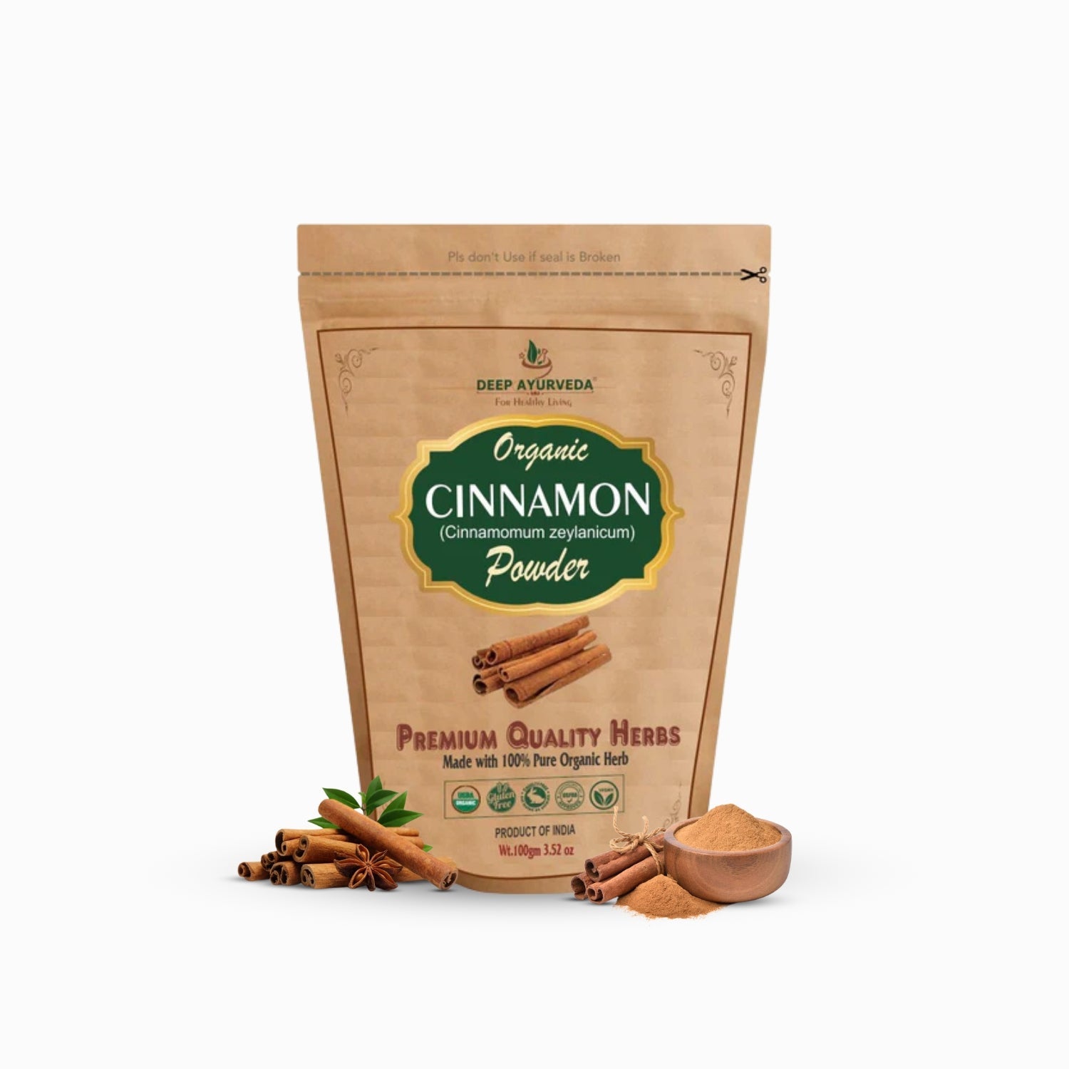 organic cinnamon powder 100gm
