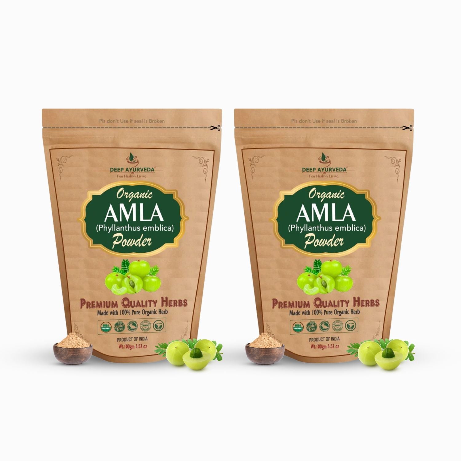 pack of 2 amla powder